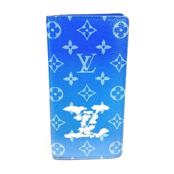LOUIS VUITTON M69680 Monogram Clouds Portefeuille Braza bifold Long Wallet - Picture 1 of 16